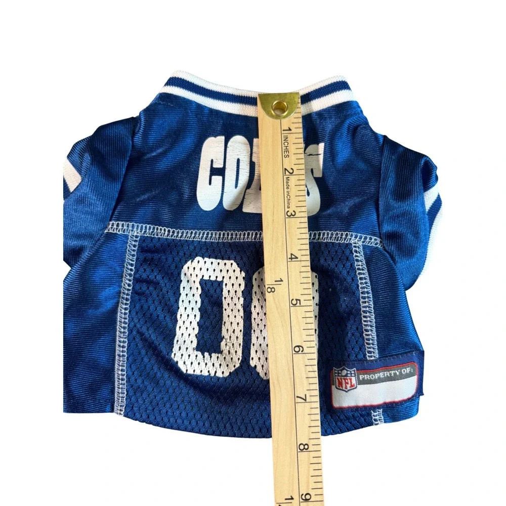 NFL Indianapolis Colts Blue Pet Jersey Dog Clothes‎ XS 119120512 00 Mesh